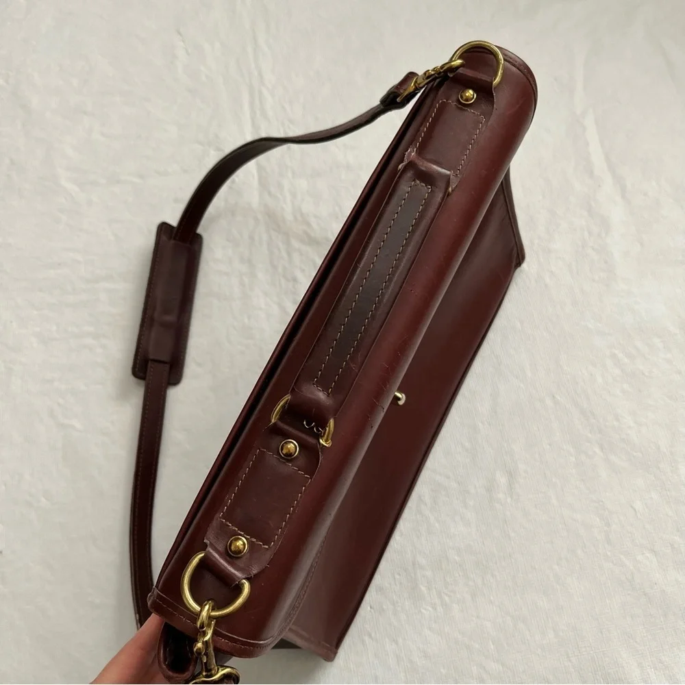 Jack Georges Leather Briefcase Bag